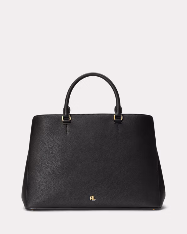 Crosshatch Leather Large Hanna Satchel