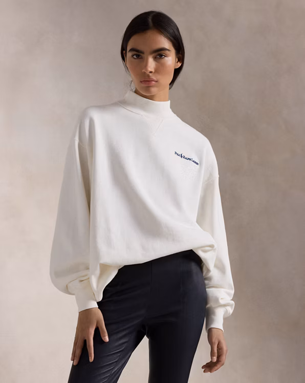 Logo Fleece Mockneck