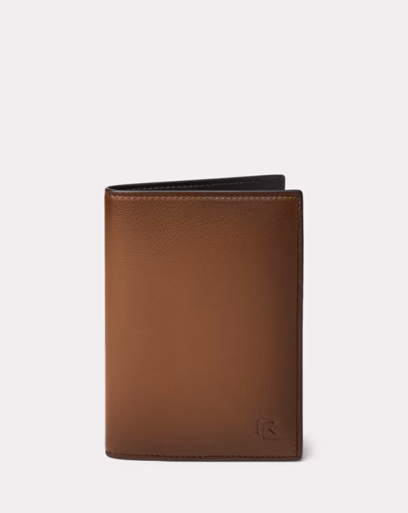 Burnished Calfskin Passport Case