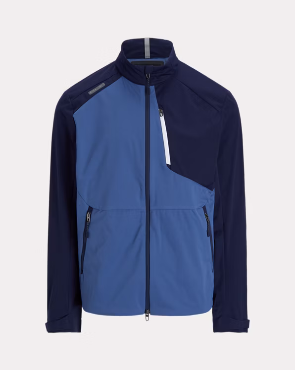 Colour-Blocked Packable Jacket
