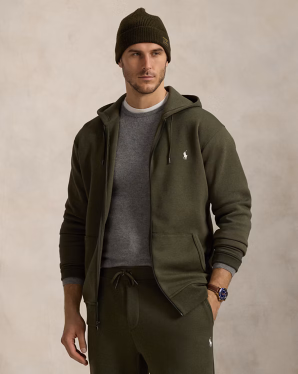 Double-Knit Full-Zip Hoodie