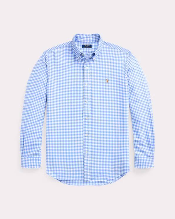 Custom Fit Gingham Oxford Shirt