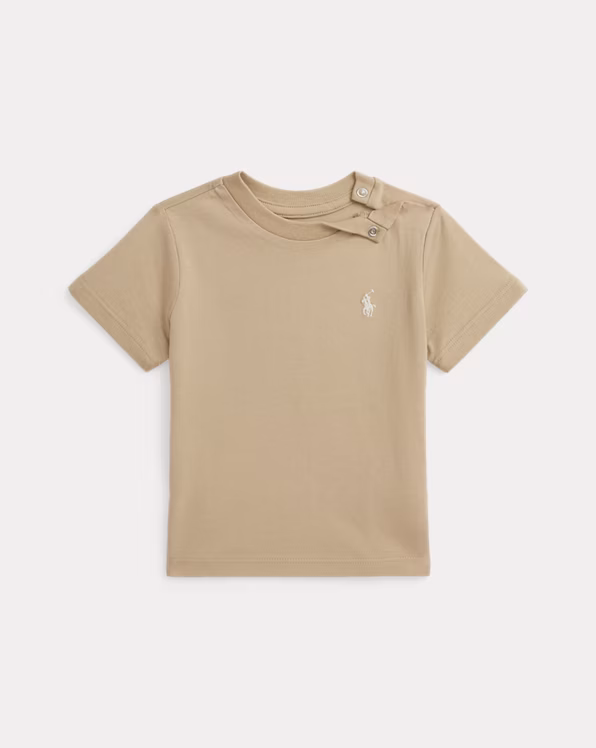 Cotton Jersey Crewneck T-Shirt