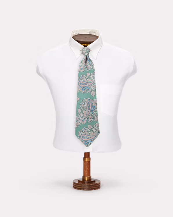 Handmade Paisley Silk Twill Tie