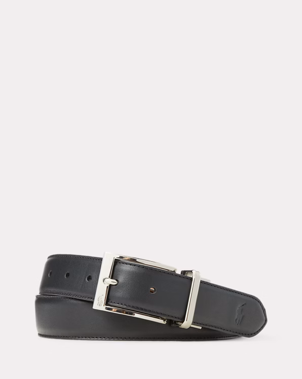 Reversible Leather Dress Belt