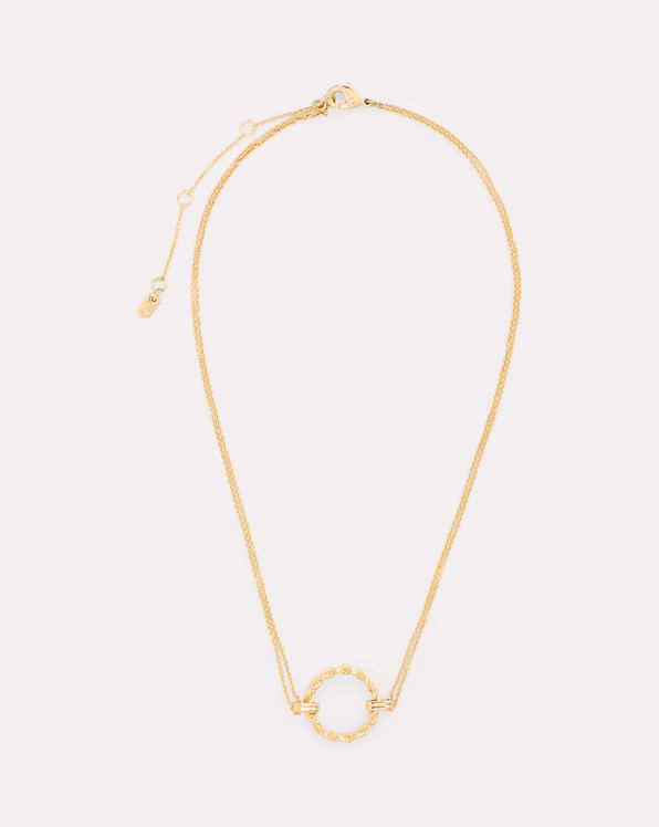 Gold-Plated Pendant Necklace