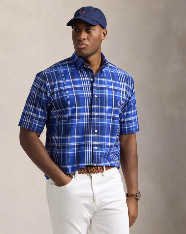 Plaid Oxford Shirt