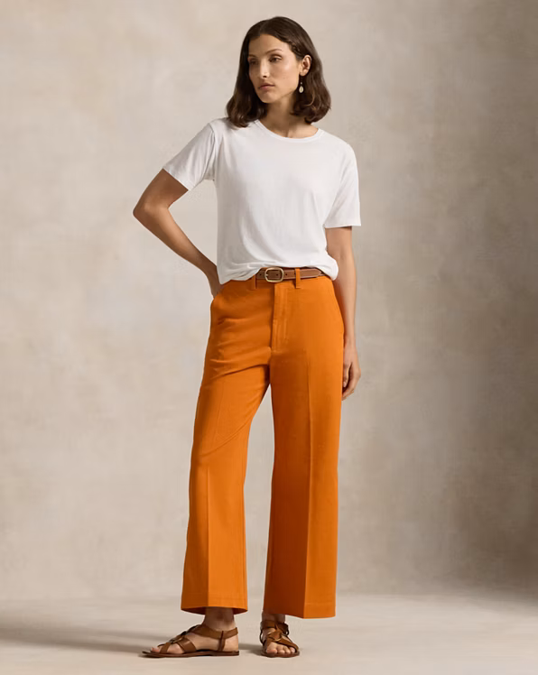 Chino Wide-Leg Trouser
