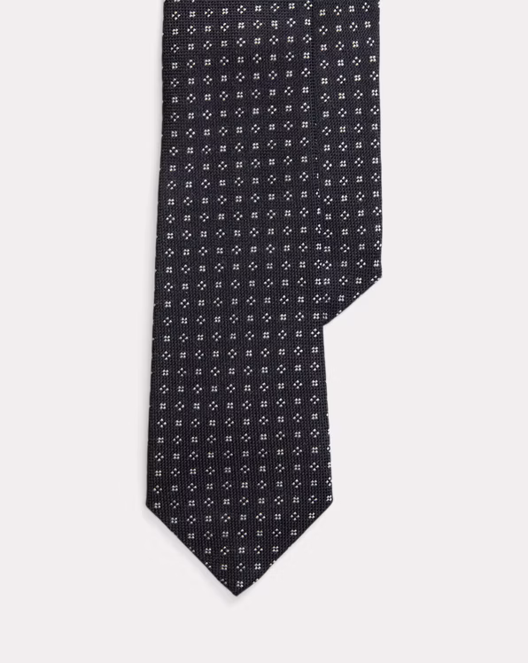 Neat Cashmere-Silk Tie