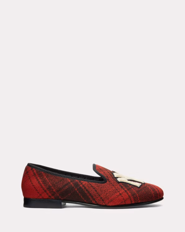 Polo Ralph Lauren Yankees Plaid Slipper