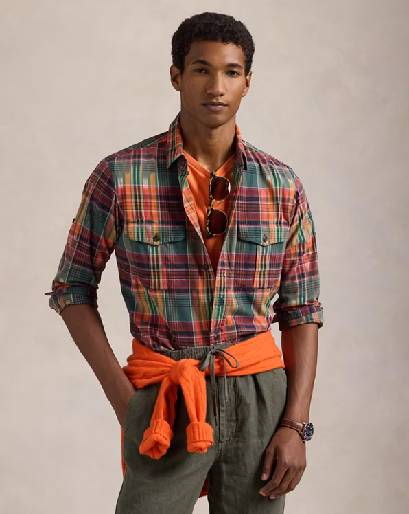 Classic Fit Madras Workshirt