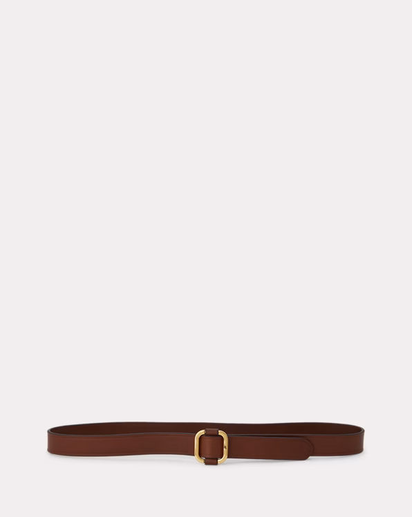 Leather Slide Buckle Belt