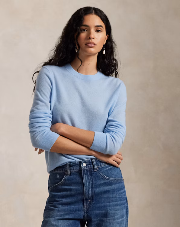 Cashmere-Blend Crewneck Jumper