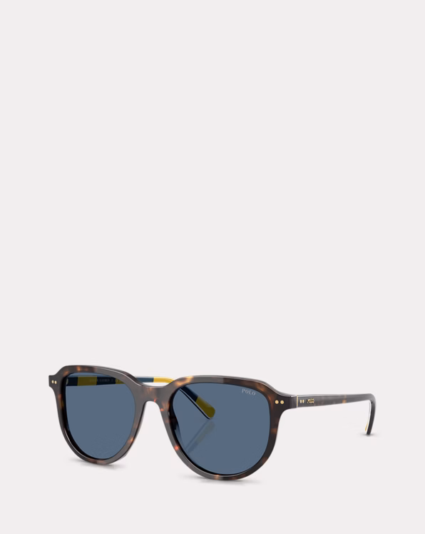 Heritage Rugby-Stripe Pilot Sunglasses