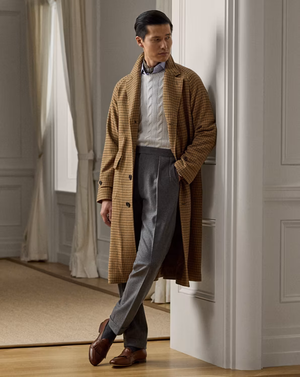 Hand-Tailored Cashmere-Wool Topcoat