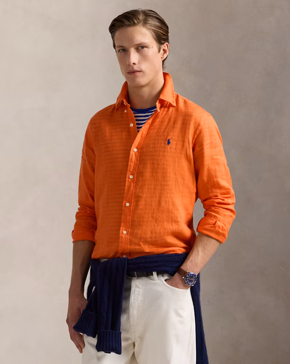 Custom Fit Linen Shirt