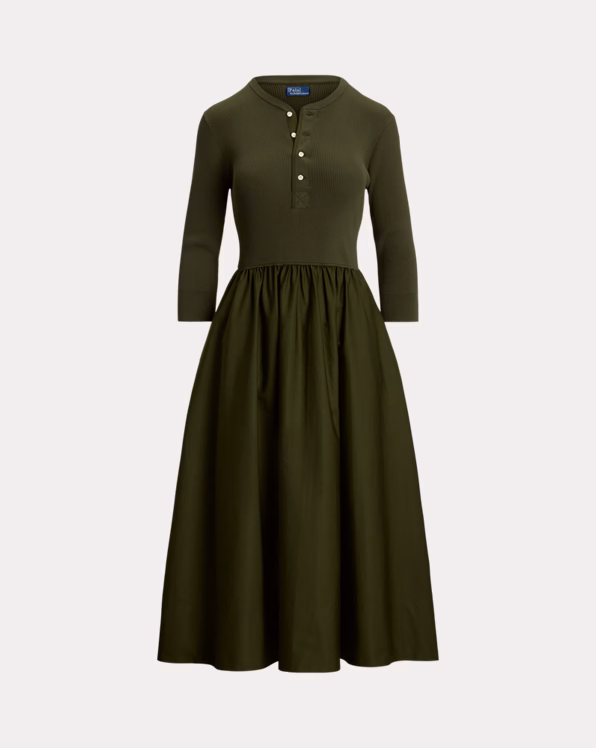 Henley-Bodice Dress