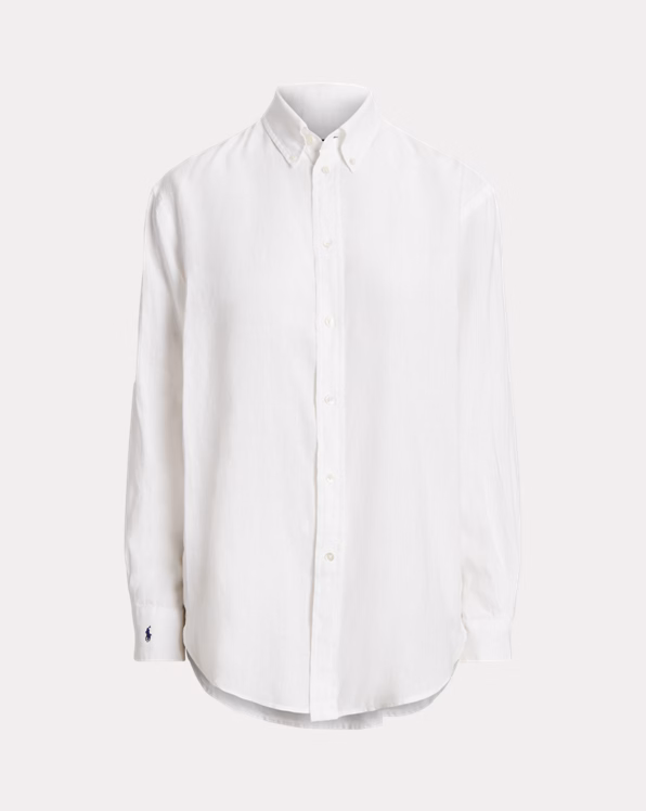 Oversize Fit Linen Shirt
