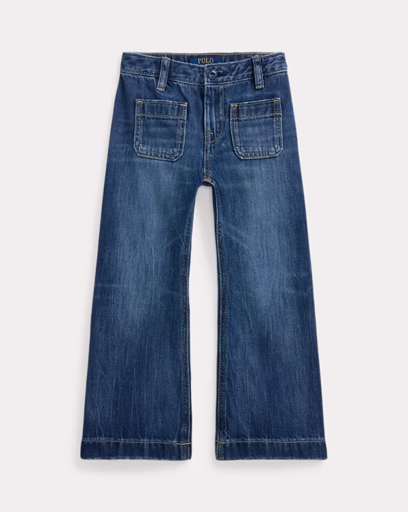 Logo Wide-Leg Jean