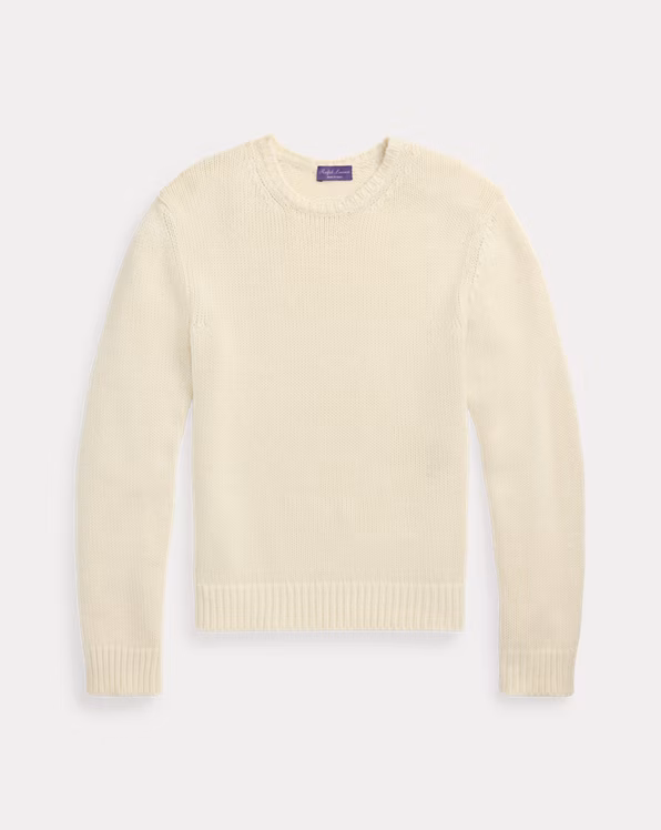 Cashmere-Silk-Linen Crewneck Jumper