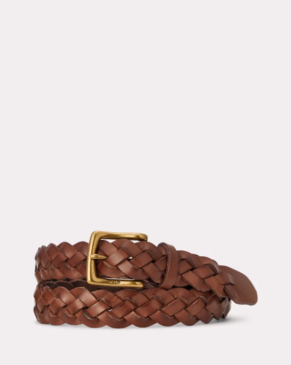 Braided Calfskin Belt