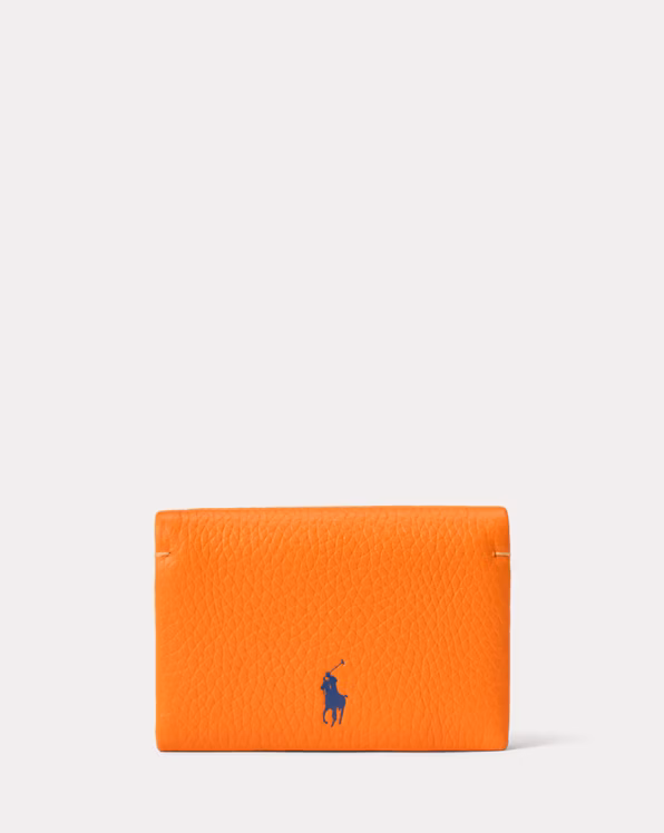 Polo Play Leather Snap Card Case