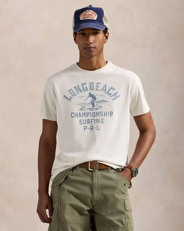 Classic Fit Jersey Graphic T-Shirt