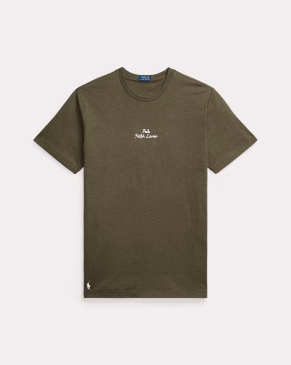 Embroidered Logo Jersey T-Shirt