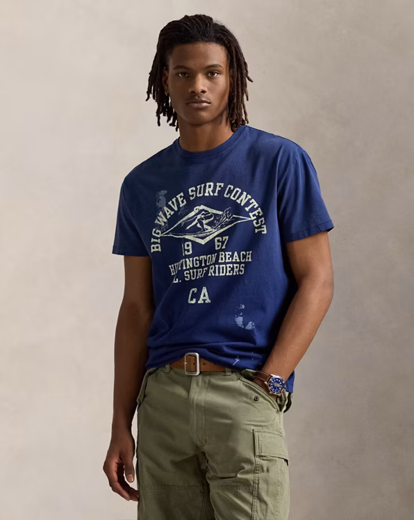 Classic Fit Jersey Graphic T-Shirt