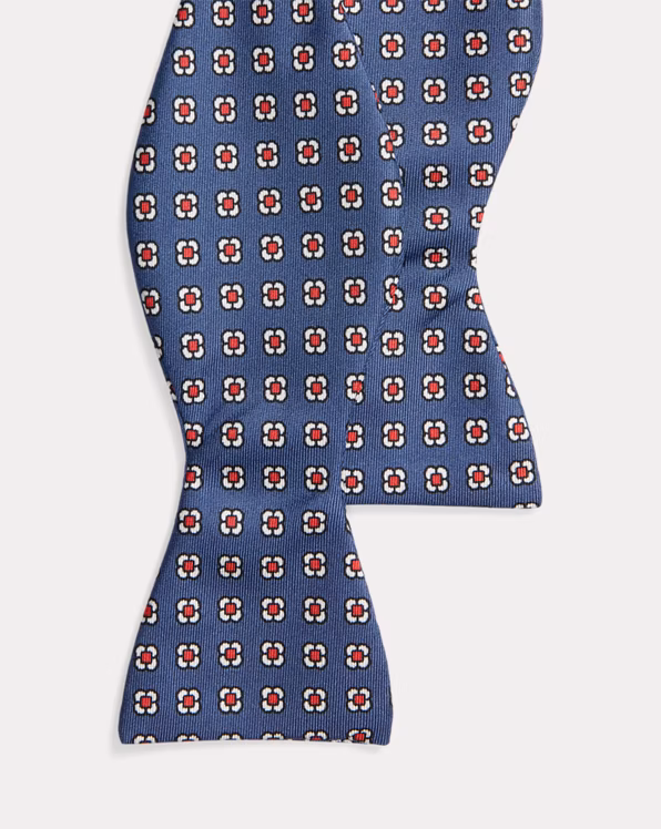 Neat Silk Twill Bow Tie
