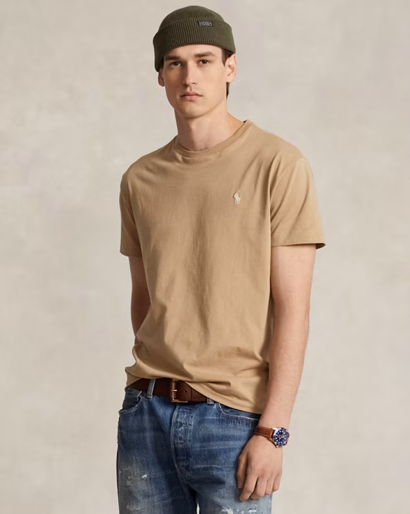 Classic Fit Jersey Crewneck T-Shirt