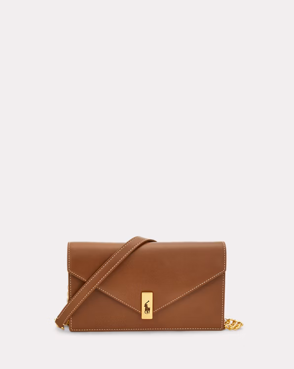 Polo ID Leather Chain Wallet and Bag