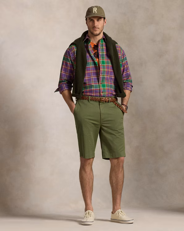 Stretch Classic Fit Chino Short