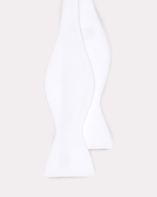 Cotton Piqué Bow Tie