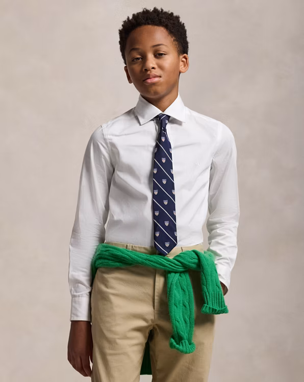 Slim Fit Cotton Broadcloth Dress Shirt