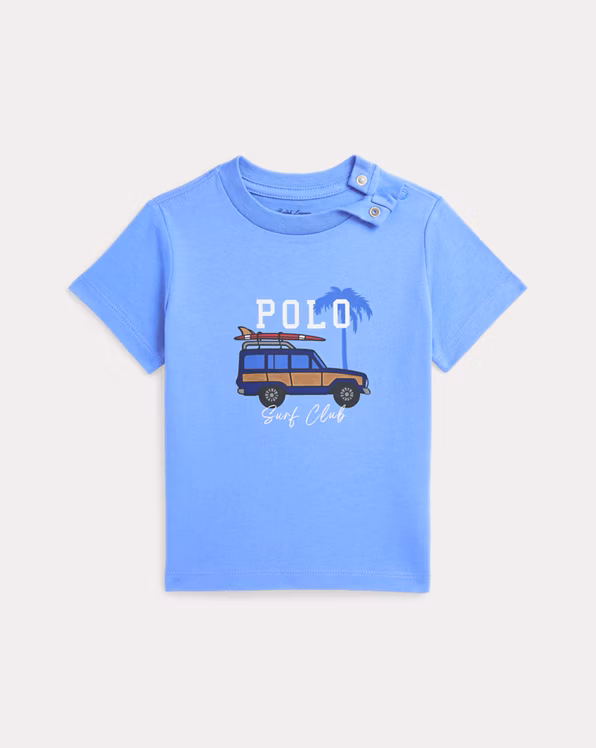 Car-Print Cotton Jersey T-Shirt