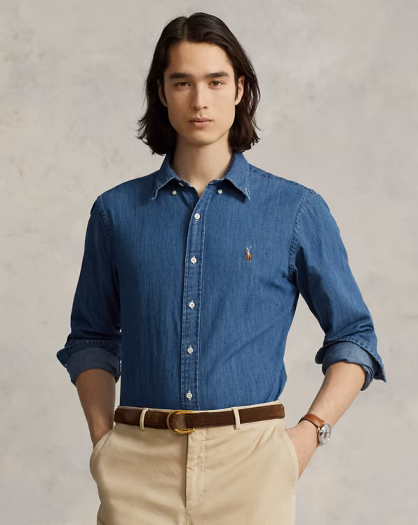 Custom Fit Denim Shirt