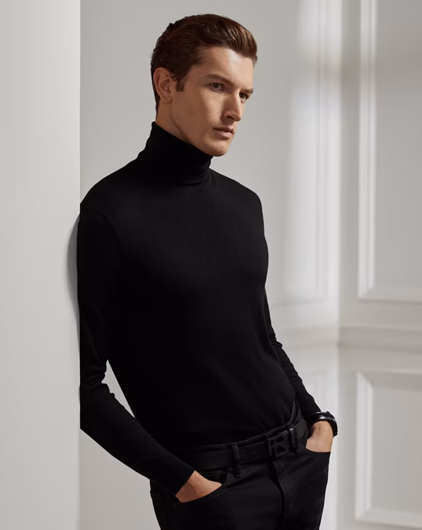 Cashmere Roll Neck Jumper