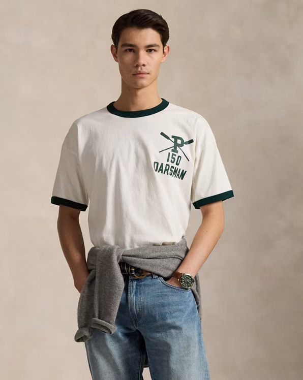 Classic Fit Jersey Graphic T-Shirt