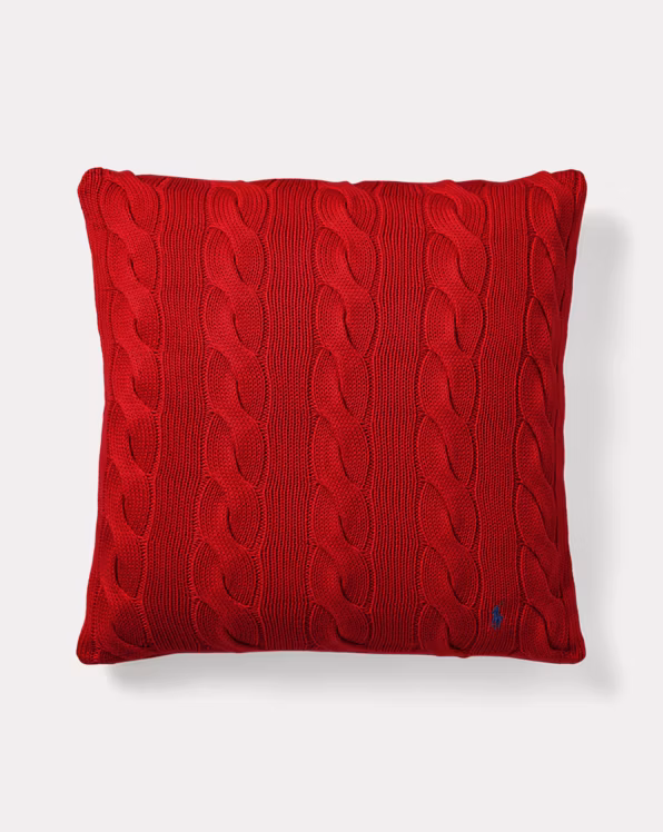 Hanley Cable-Knit Throw Pillow