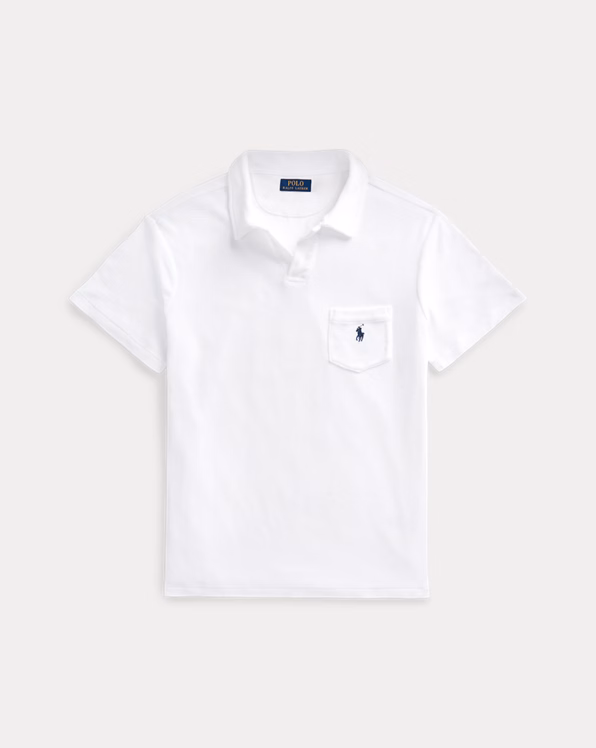 Custom Slim Fit Terry Polo Shirt