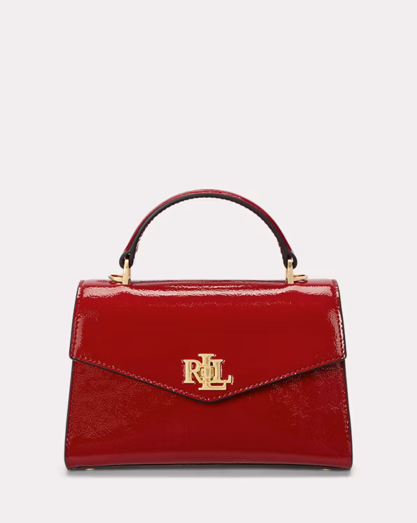 Patent Leather Small Farrah Satchel