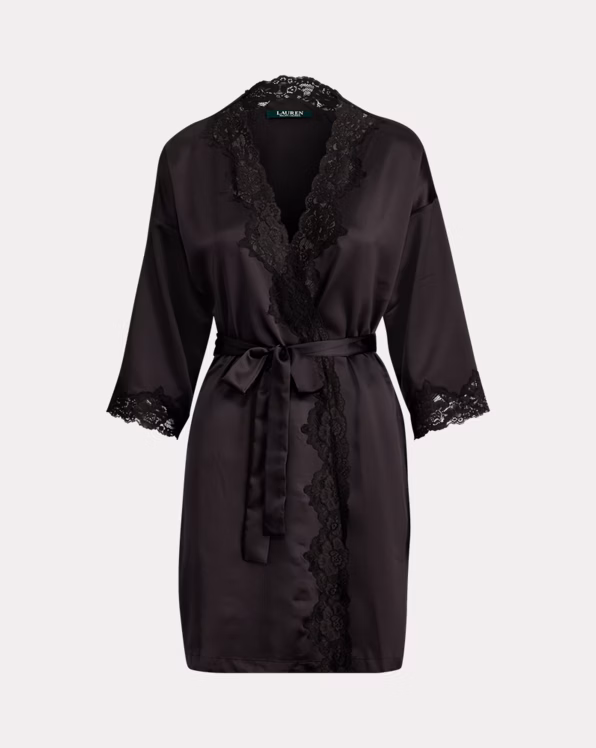 Satin Kimono Robe