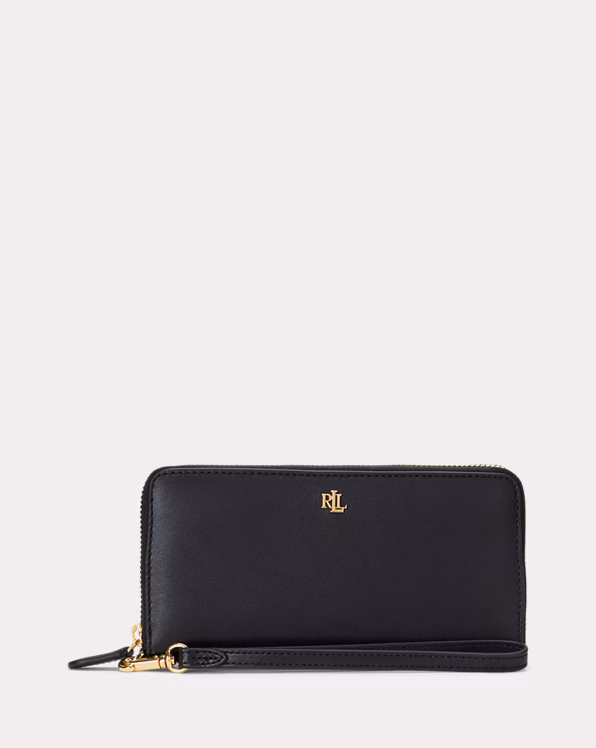Leather Continental Wristlet