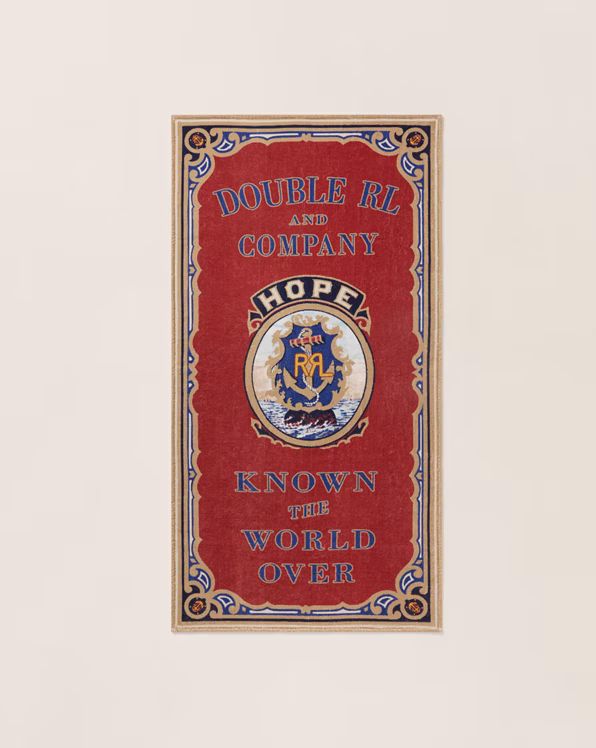 Shield-Graphic Beach Towel