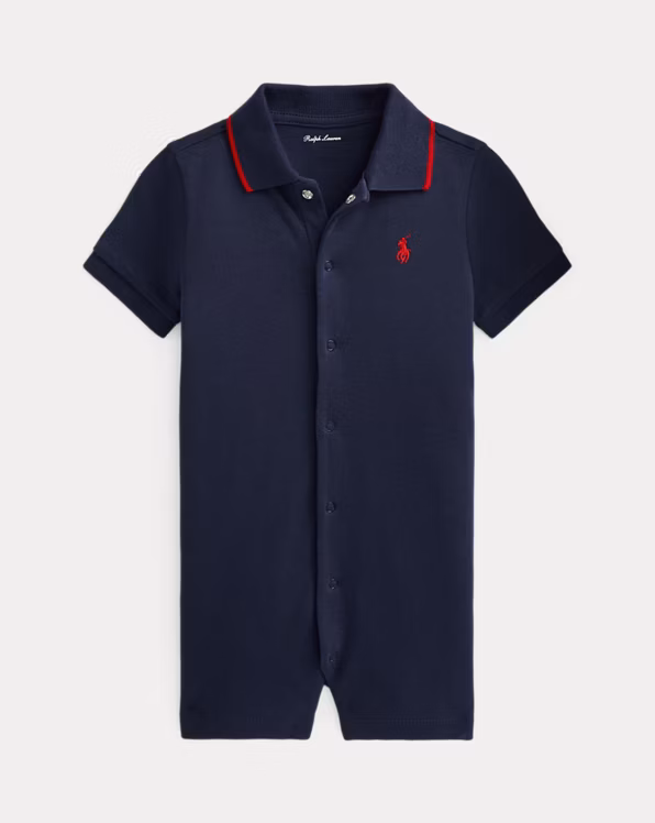 Soft Cotton Polo Shortall