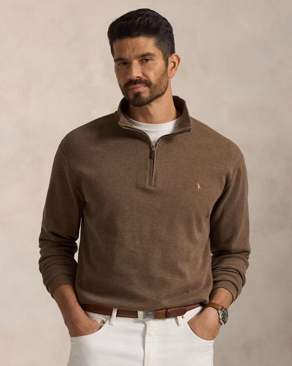 Estate-Rib Quarter-Zip Pullover