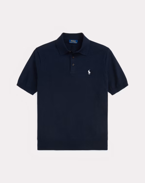 Cotton Polo-Collar Jumper