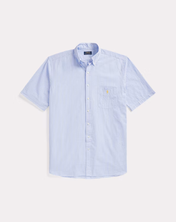 Striped Seersucker Shirt