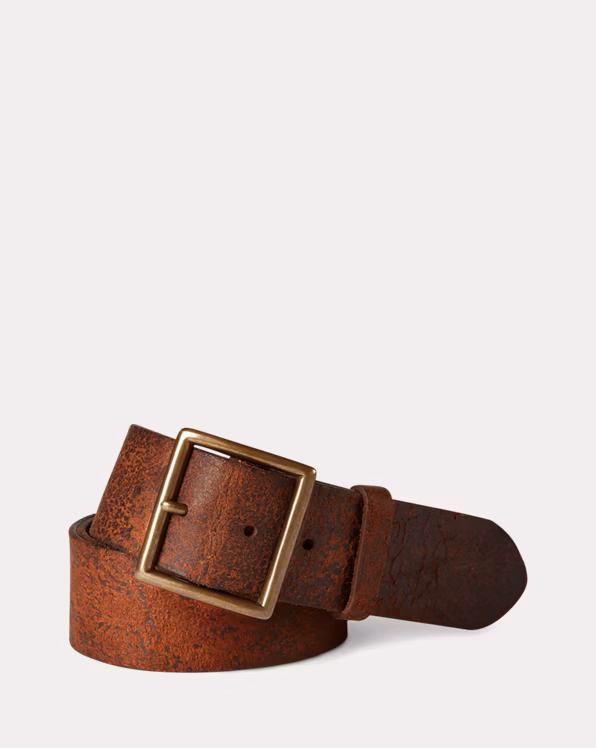 Distressed Leather Belt